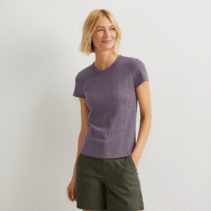 Women's Meadowood Rib Short-Sleeve T-Shirt