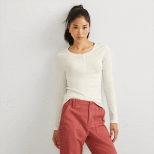 Women's Softline Ribbed Henley