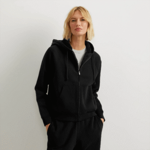 Women's Vintage Soft Faux Shearling-Lined Full-Zip Hoodie
