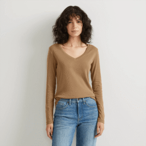 Women's Favorite Long-Sleeve V-Neck T-Shirt