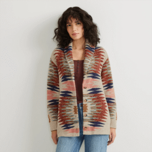 Women's Heirloom Shawl Collar Cardigan