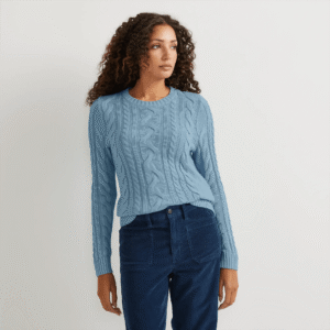 Women's Classic Cable Crew Sweater