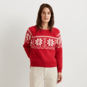 Women's Good Cheer Crewneck Sweater - Pattern