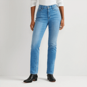 Women's Venture Stretch High-Rise Straight Leg Jeans