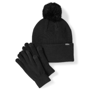 Women's Pom Beanie & Glove Set