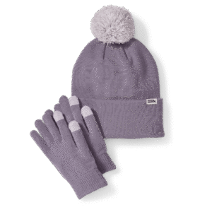 Women's Pom Beanie & Glove Set