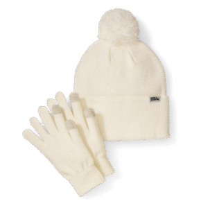 Women's Pom Beanie & Glove Set