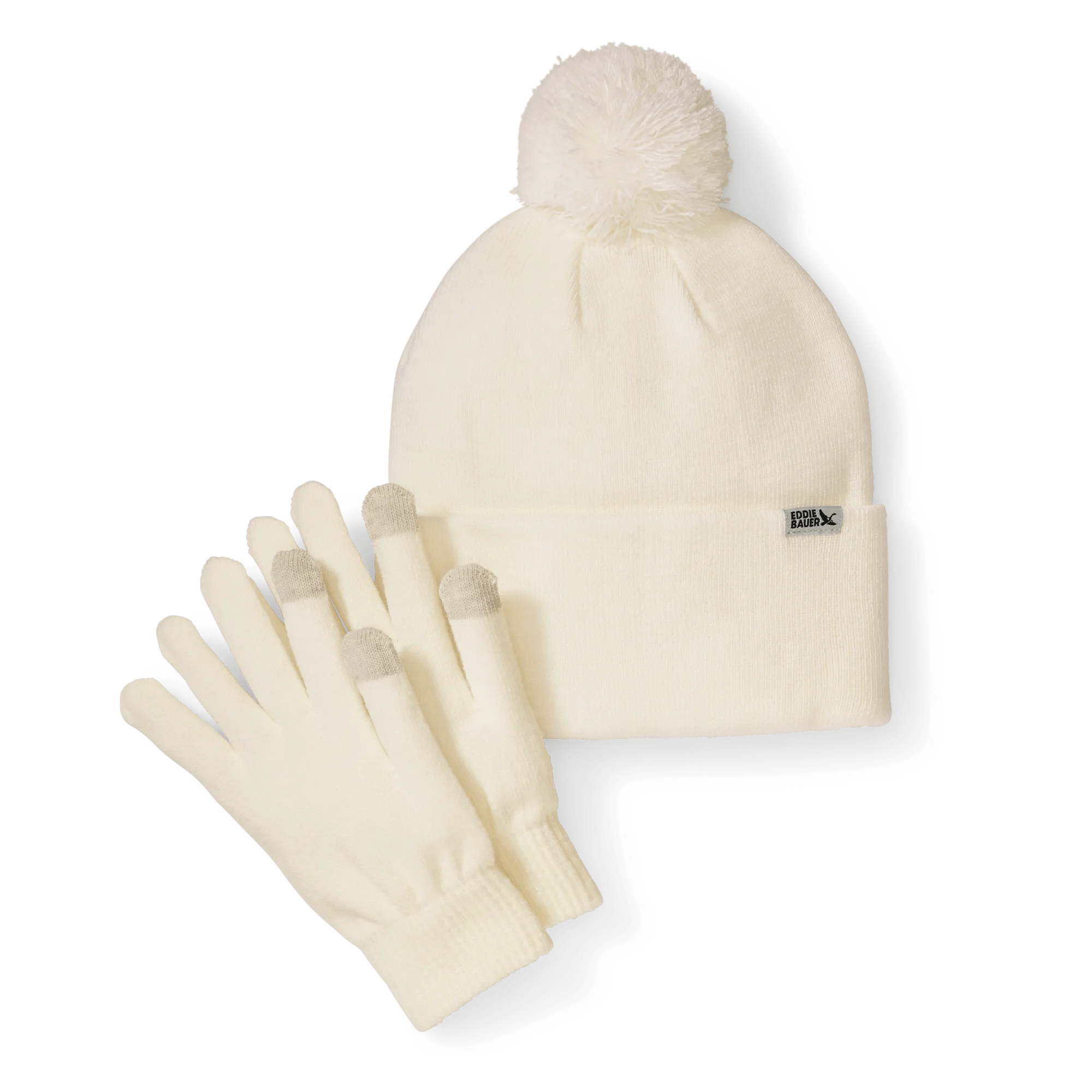 Women's Pom Beanie & Glove Set