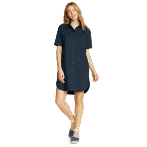 Women's Everyday Cotton Shirt Dress