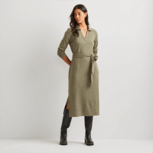 Women's Soft Knit Midi Dress