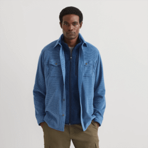 Men's Chutes Microfleece Shirt - Stripe