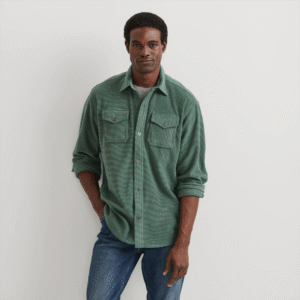Men's Chutes Microfleece Shirt - Stripe