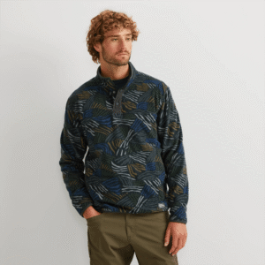 Men's Chutes Fleece Snap Mock Pullover