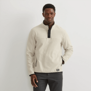Men's Chutes Fleece Snap Mock Pullover