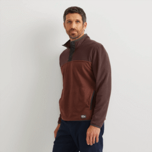 Men's Chutes Fleece Snap Mock Pullover