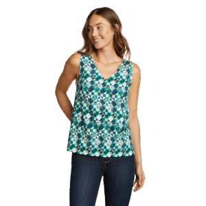 Women's Departure V-Neck Tank Top - Print