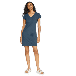 Women's Aster Short-Sleeve V-Neck Dress
