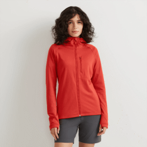 Women's High Route Grid Fleece Full-Zip Hoodie
