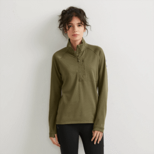Women's High Route Grid Fleece-Lined 1/4-Zip Pullover
