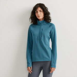 Women's High Route Grid Fleece-Lined 1/4-Zip Pullover