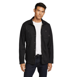 Men's Faux Shearling-Lined Thermal Shirt