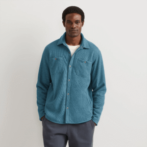 Men's Faux Shearling-Lined Thermal Shirt