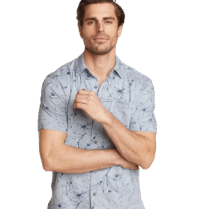 Men's Baja Knit Button-Up Shirt