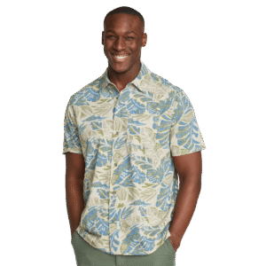 Men's Baja Knit Button-Up Shirt