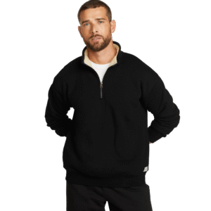Men's Eddie Bauer Signature Fleece Faux Shearling-Lined 1/4-Zip