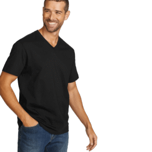Men's Legend Wash 100% Cotton Short-Sleeve V-Neck T-Shirt