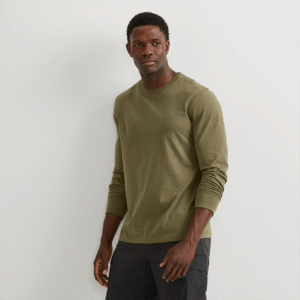 Men's Legend Wash 100% Cotton Long-Sleeve Classic T-Shirt
