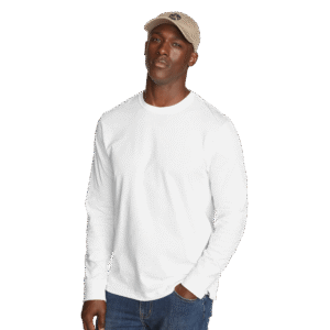 Men's Legend Wash 100% Cotton Long-Sleeve Classic T-Shirt