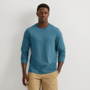 Men's Legend Wash 100% Cotton Long-Sleeve Classic T-Shirt
