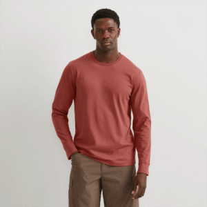 Men's Legend Wash 100% Cotton Long-Sleeve Classic T-Shirt
