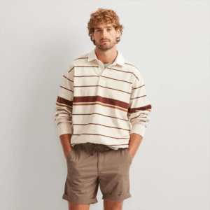 Men's Striped Rugby Shirt