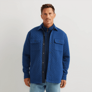 Men's Quilted Shirt Jacket