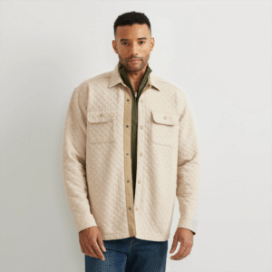 Men's Quilted Shirt Jacket