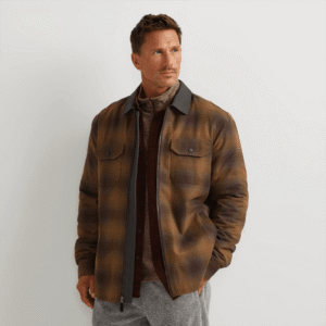 Men's Eddie's Favorite Faux Shearling-Lined Flannel Shirt Jacket