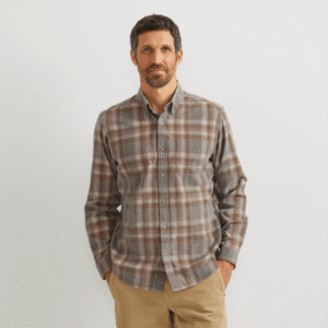 Men's Fine-Wale Corduroy Shirt - Plaid