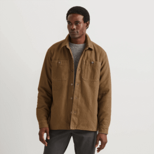Men's Mountain Flex Fleece-Lined Canvas Shirt Jacket