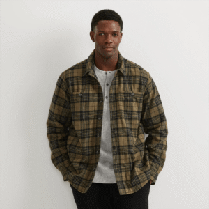 Men's Eddie's Field Fleece-Lined Flannel Shirt Jacket