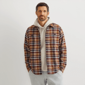 Men's Eddie's Field Fleece-Lined Flannel Shirt Jacket
