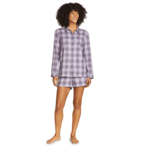 Women's Soft Flannel Relaxed Pajama Set