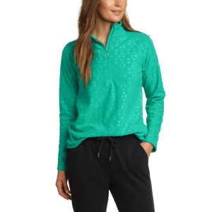 Women's Fast Fleece Raglan-Sleeve 1/4-Zip - Print