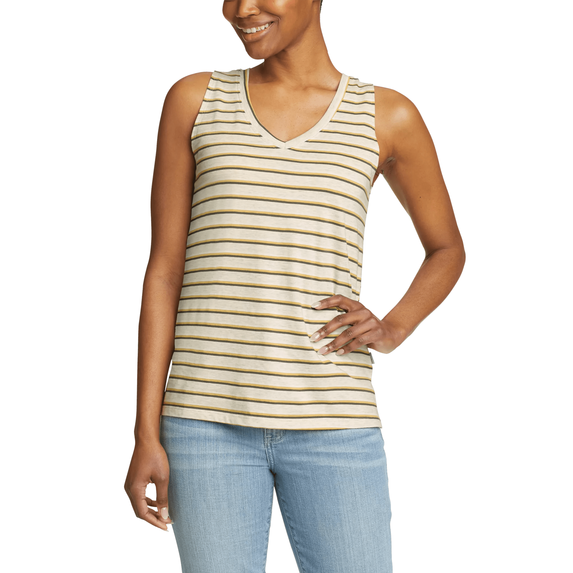 Women's Coast and Climb V-Neck Tank Top - Stripe
