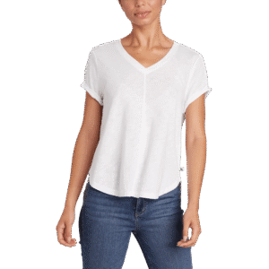 Women's Concourse Short-Sleeve Panel-Front T-Shirt