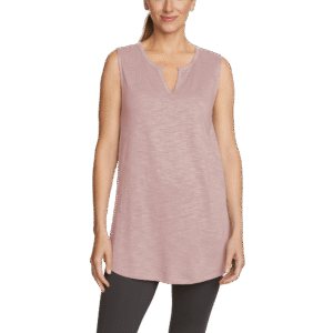 Women's Concourse Sleeveless Notch-Neck Top
