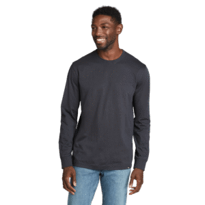 Men's Legend Wash Classic Long-Sleeve 100% Cotton T-Shirt
