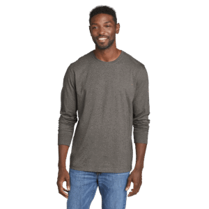 Men's Legend Wash Classic Long-Sleeve 100% Cotton T-Shirt