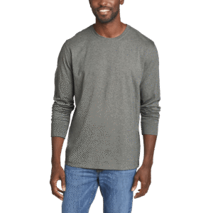 Men's Legend Wash Classic Long-Sleeve 100% Cotton T-Shirt